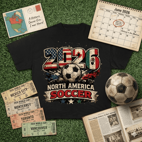 "The Anthem" North America Soccer Vintage Fan Tee-2009