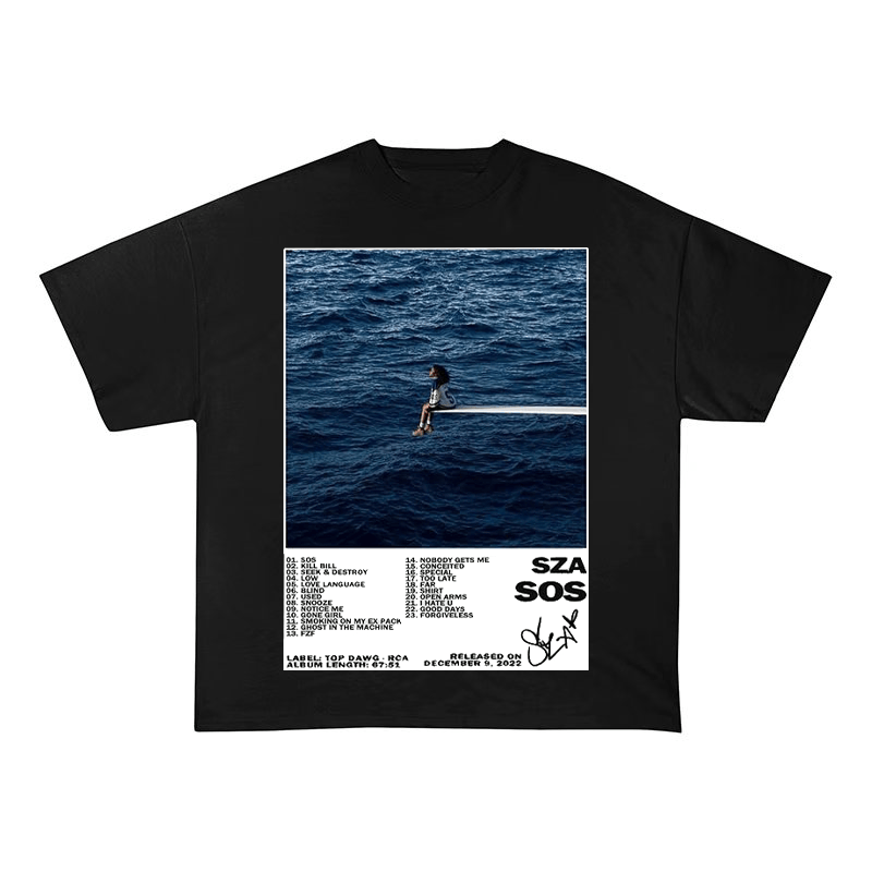 SZA SOS V1 WEIGHT COTTON TEE-5706