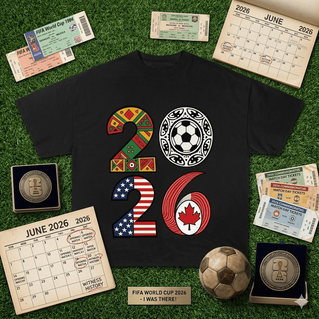 "Host Nations Unified" 2026 World Cup Commemorative Graphic Tee-20011