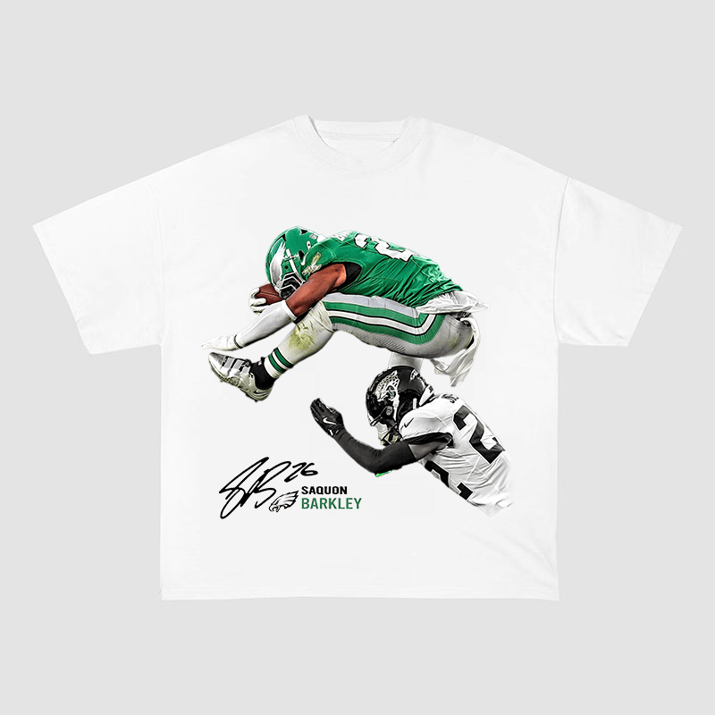SAQUON REVERSE HURDLE TEE TEE-9200