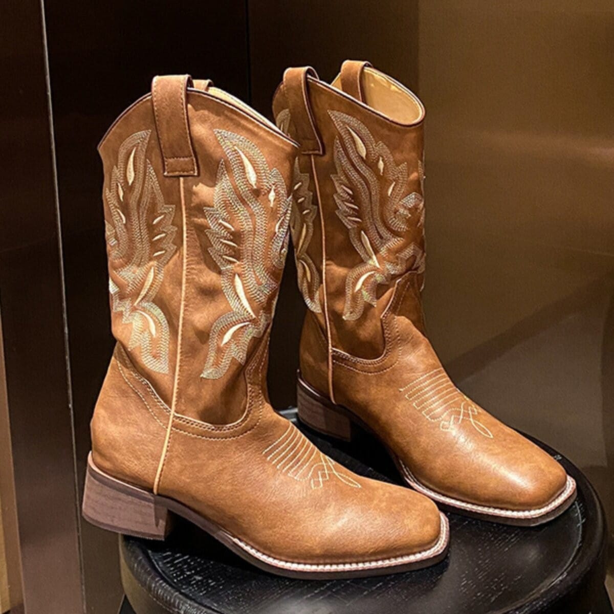 Women's Wheeler Western Boots-60011