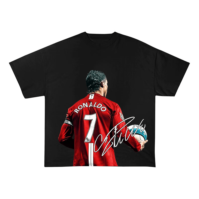Cristiano Ronaldo Manchester Back Ball Control Tee-2002