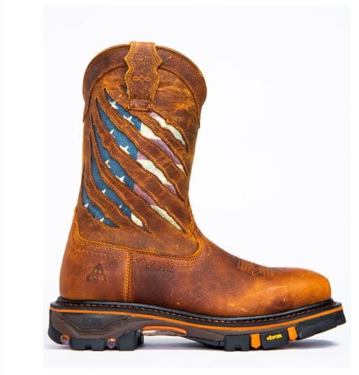 Men's Scratch American Flag Lite Performance Western Boots-60059