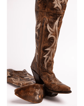 Women's Jilted Knee High Western Boots-60022