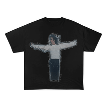 JACKSON V2 KING OF POP HEAVYWEIGHT PATCH TEE-5132