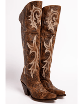 Women's Jilted Knee High Western Boots-60022