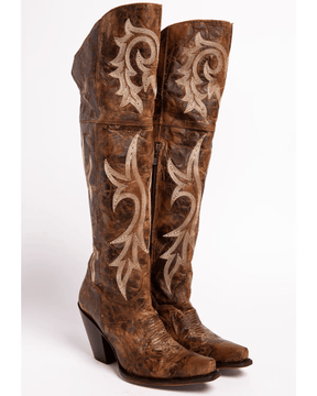 Women's Jilted Knee High Western Boots-60022