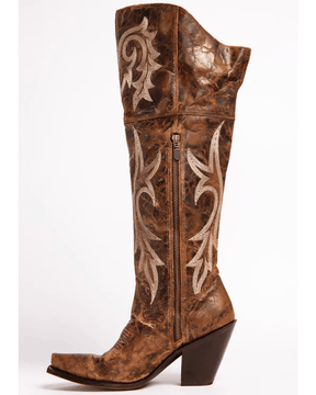 Women's Jilted Knee High Western Boots-60022