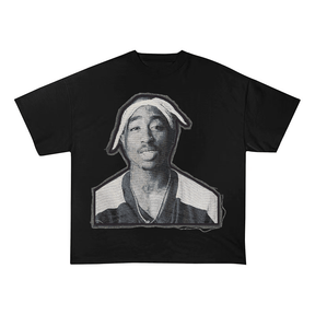 2PAC TUPAC SHAKUR BANDANA HEAVYWEIGHT PATCH TEE-51321