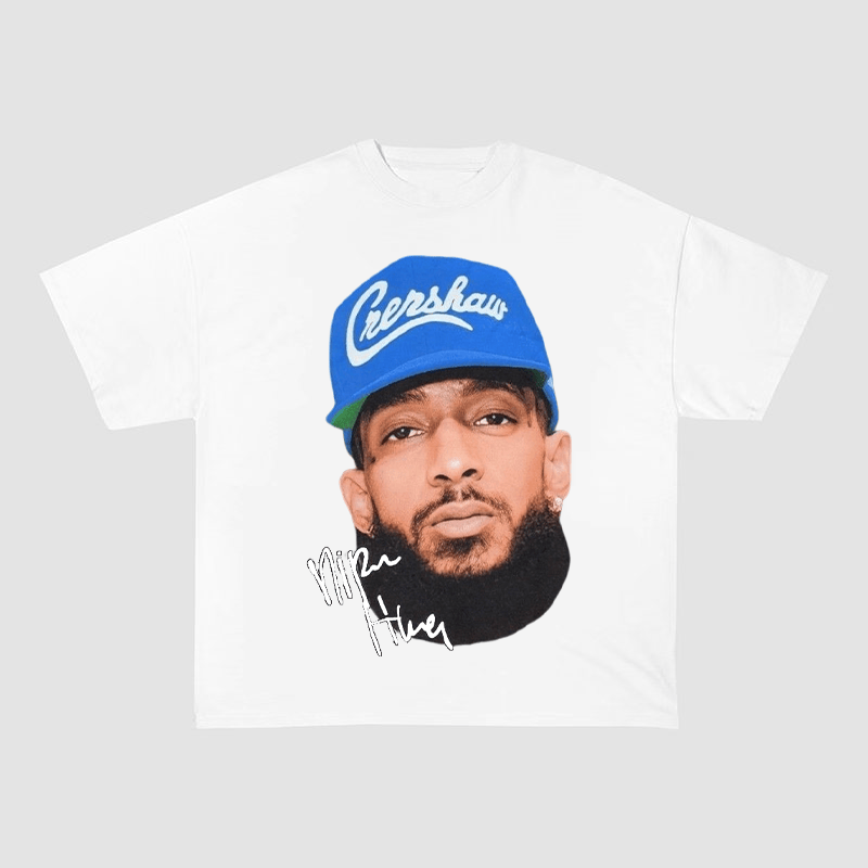BIG FACE NIPSEY WEIGHT COTTON TEE-5703
