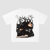 YEAT BALACLAVA & SIDE PROFILE PRINT HEAVYWEIGHT COTTON TEE-5702