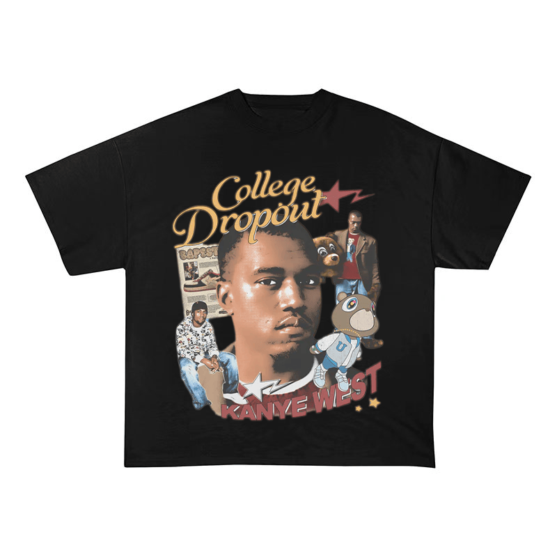 KANYE WEST COLLEGE DROPOUT HEAVYWEIGHT COTTON TEE-57038