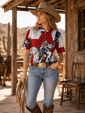 WESTERN STAR TAPESTRY TEE