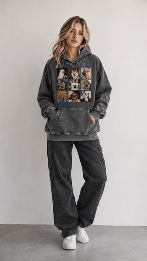 DOGS FRIENDS  HOODIE-025