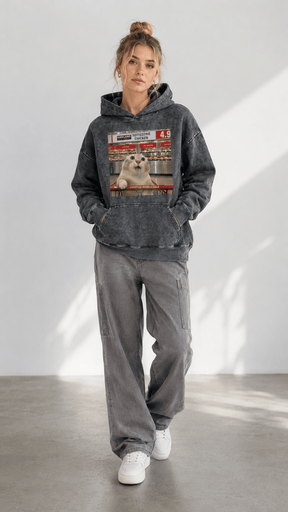 WACKY CAT  HOODIE-027
