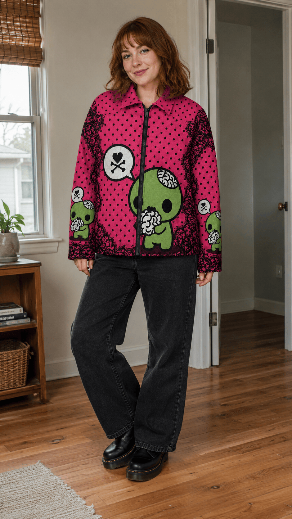 CUTE ZOMBIE TAPESTRY JACKET