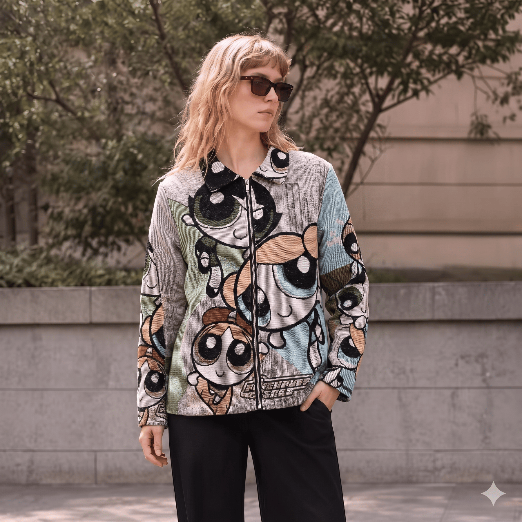POWERPUFF GIRLS TAPESTRY JACKET