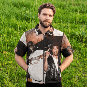 BIGGIE& PAC  TAPESTRY TEE