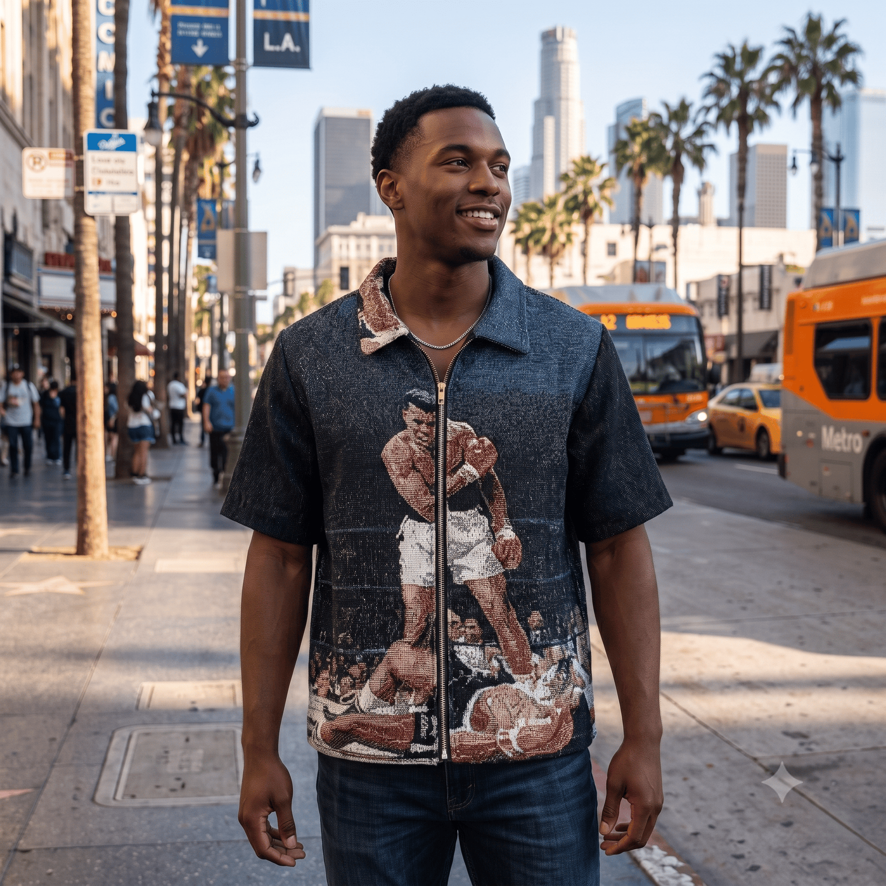 FIGHT TAPESTRY TEE