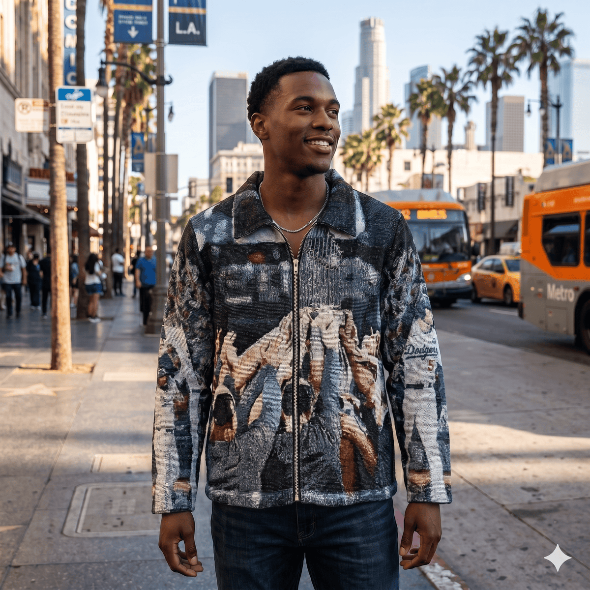 DODGERS 2024 TAPESTRY JACKET
