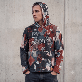 CHRIS BROWN TAPESTRY HOODIE
