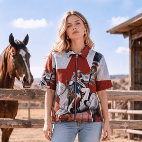 WESTERN STAR TAPESTRY TEE