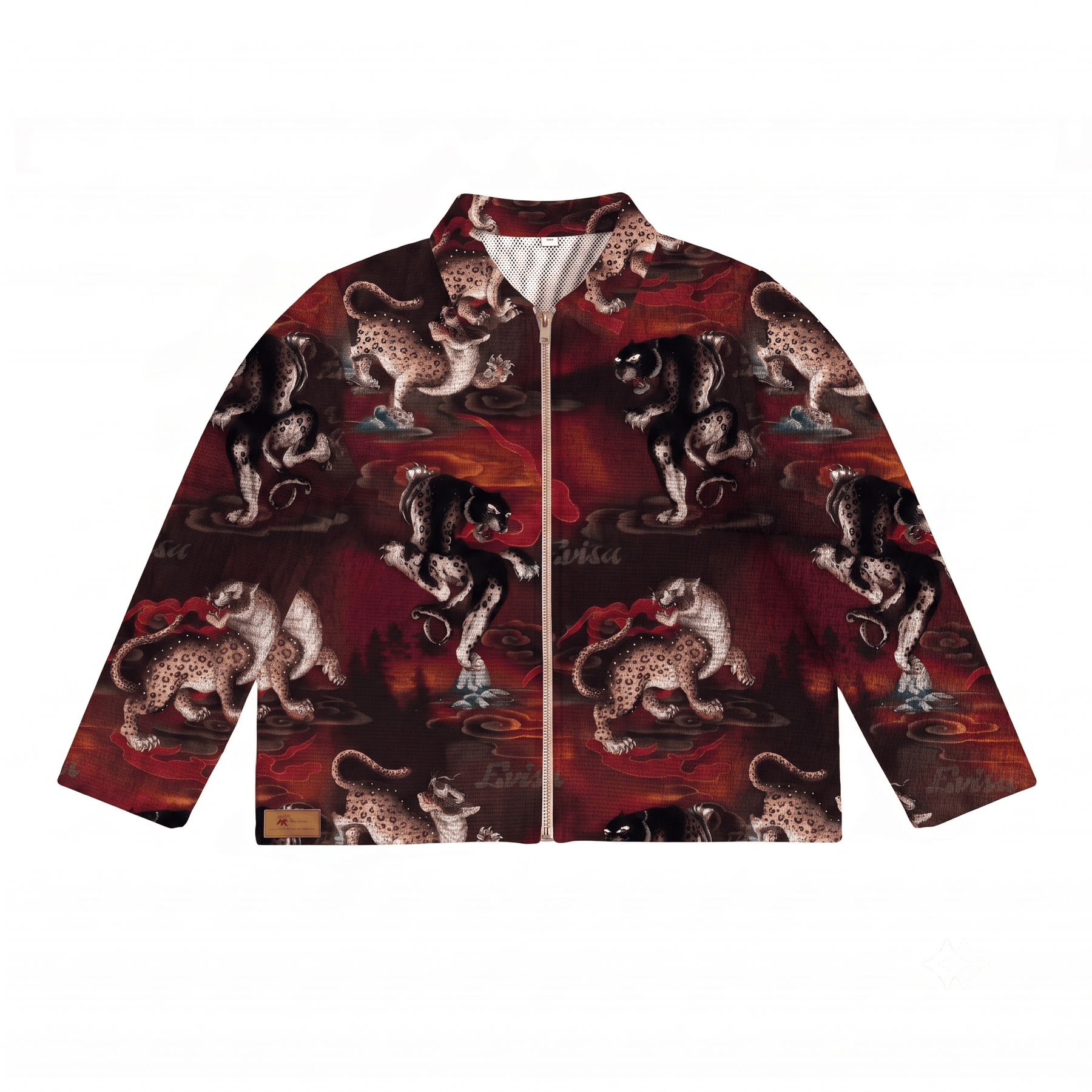 LEOPARD PRINT TAPESTRY JACKET