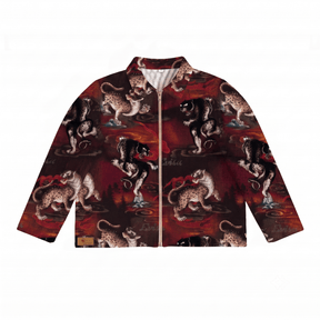 LEOPARD PRINT TAPESTRY JACKET