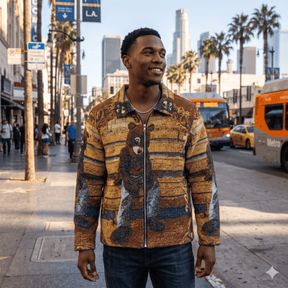 VINTAGE BEAR TAPESTRY JACKET