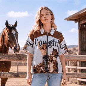 COWGIRL TAPESTRY TEE