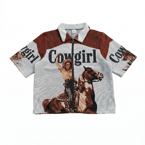 COWGIRL TAPESTRY TEE