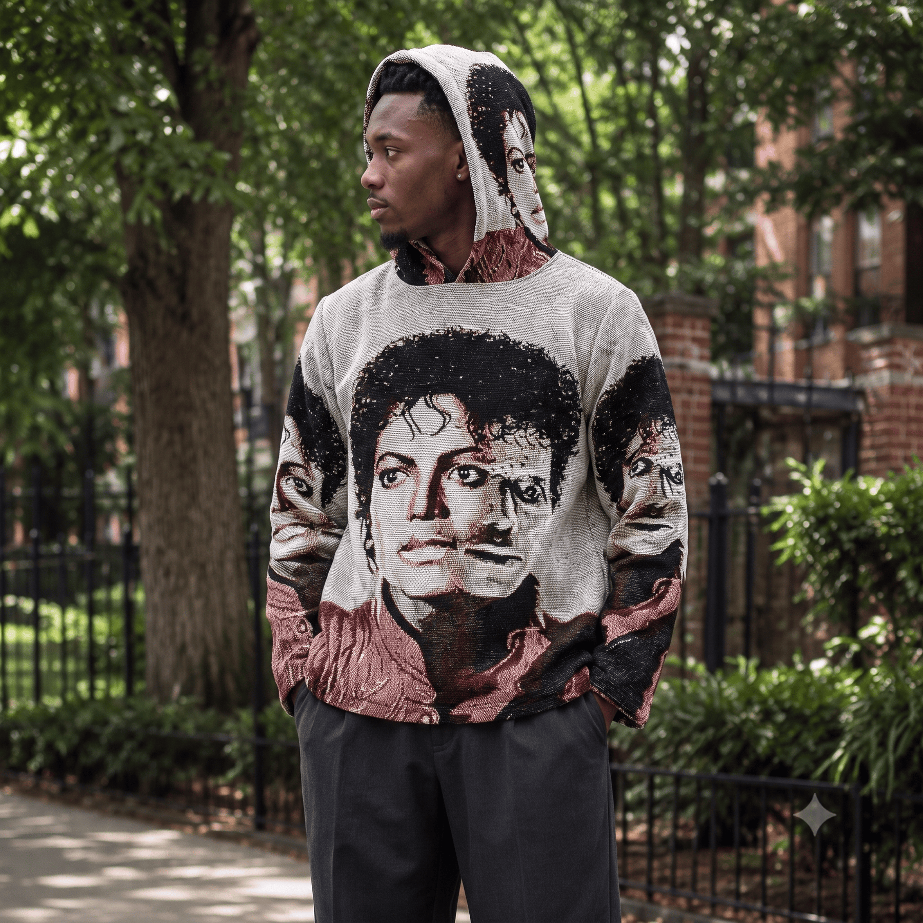 JACKSON 2 FACE TAPESTRY HOODIE