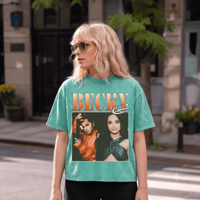 BECKY G HEAVY WEIGHT COTTON TEE-8852