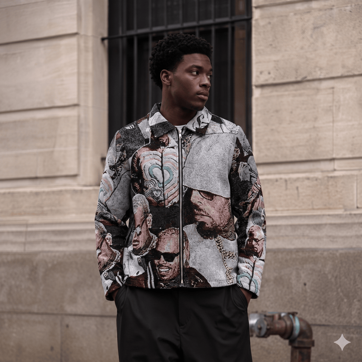 CHRIS BROWN V2 TAPESTRY JACKET