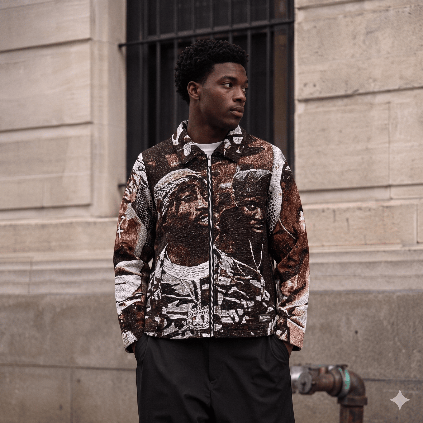 NEW 2PAC Tapestry JACKET