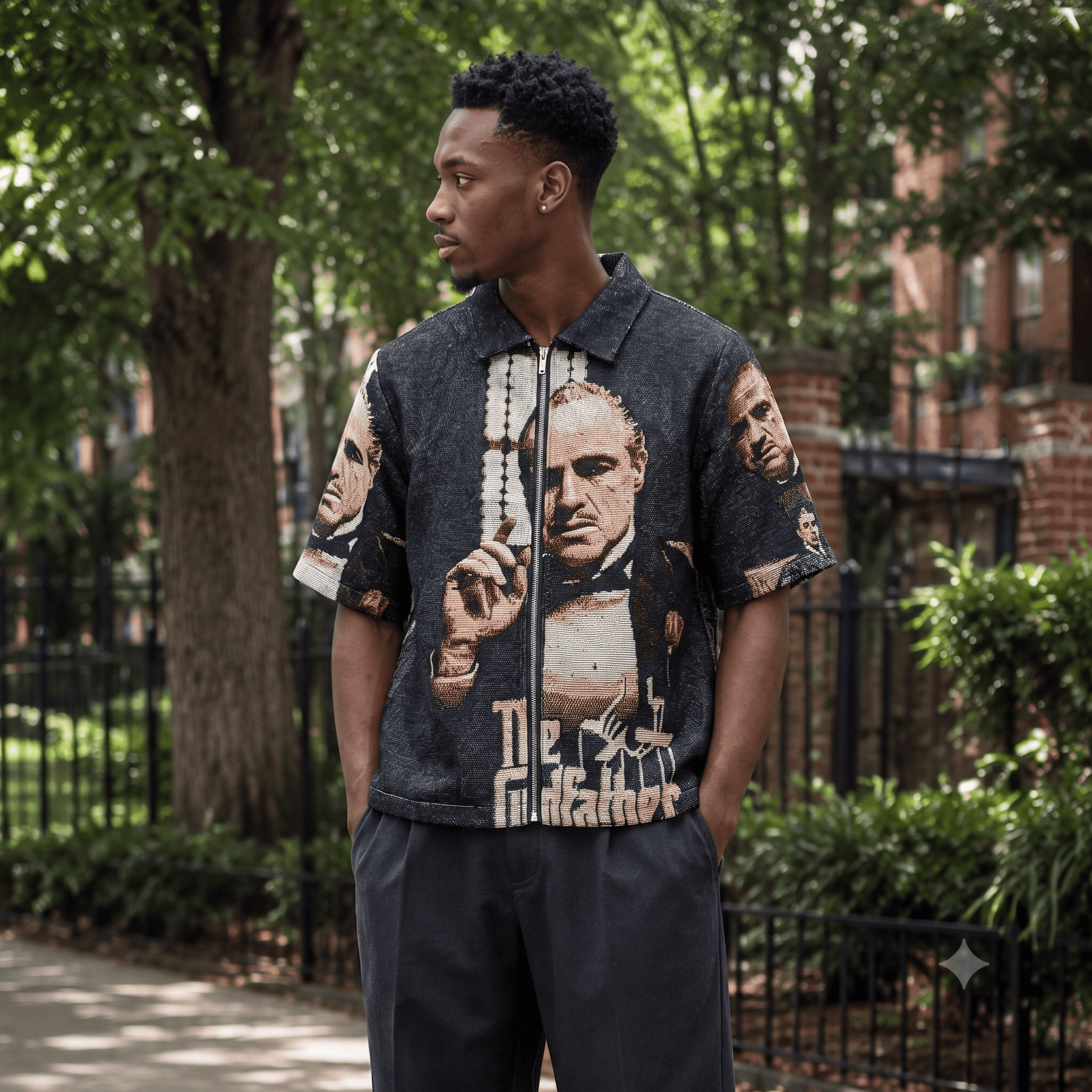 GODFATHER TAPESTRY TEE