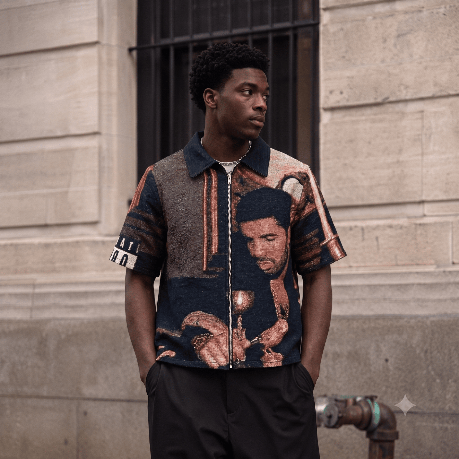 DRAKE TAPESTRY TEE