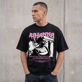 RIHANNA HEAVY WEIGHT COTTON TEE-8917