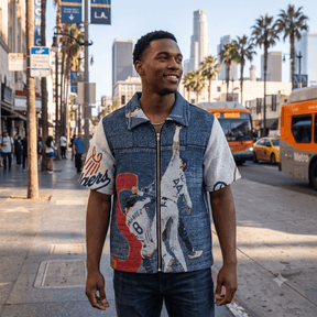DODGERS V2 TAPESTRY TEE