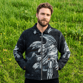 BLUE EYES WHITE DRAGON TAPESTRY JACKET