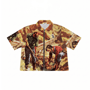 GOLDEN LIFE TAPESTRY TEE