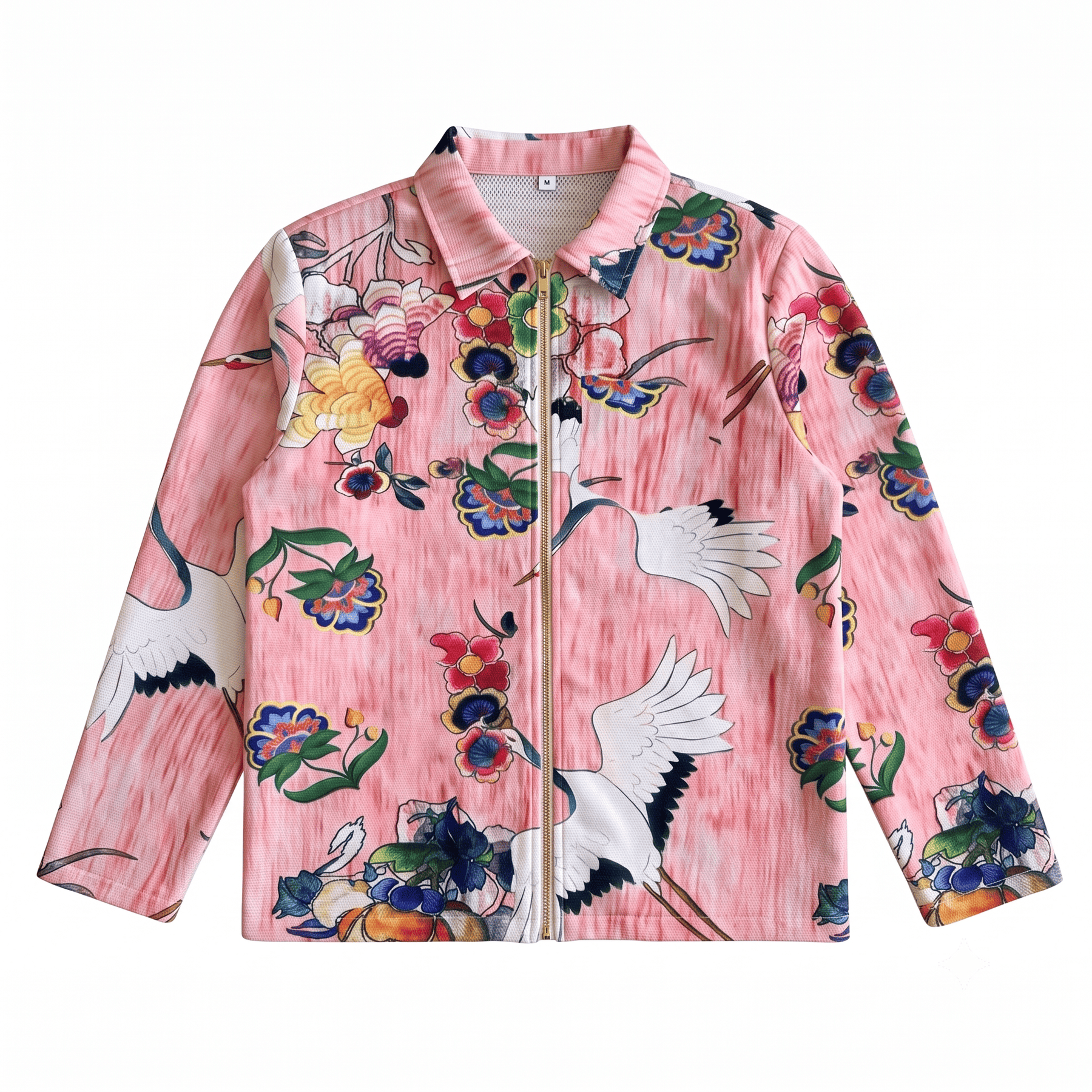 RED-CROWNED CRANE TAPESTRY JACKET