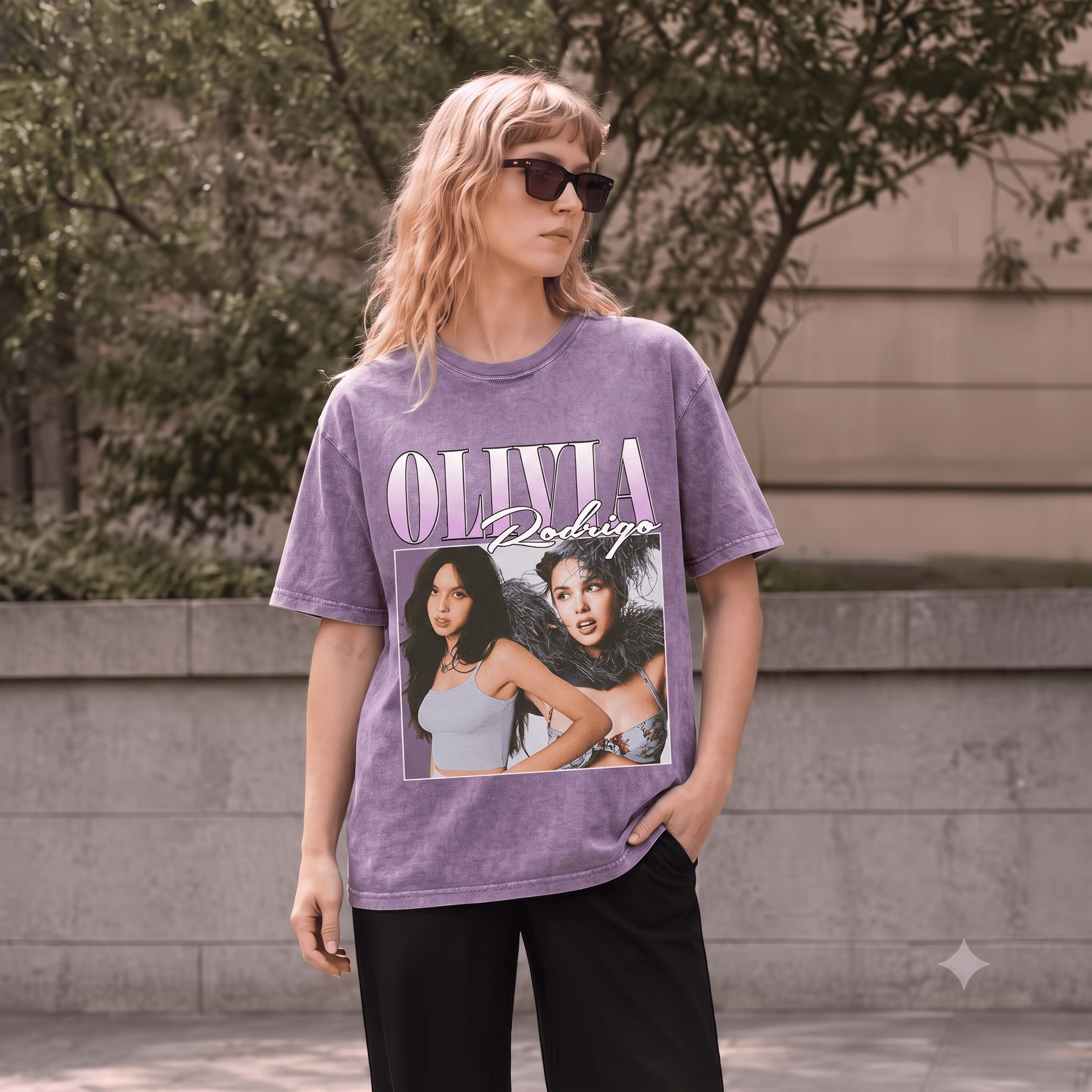 OLIVIA  HEAVY WEIGHT COTTON TEE-8866