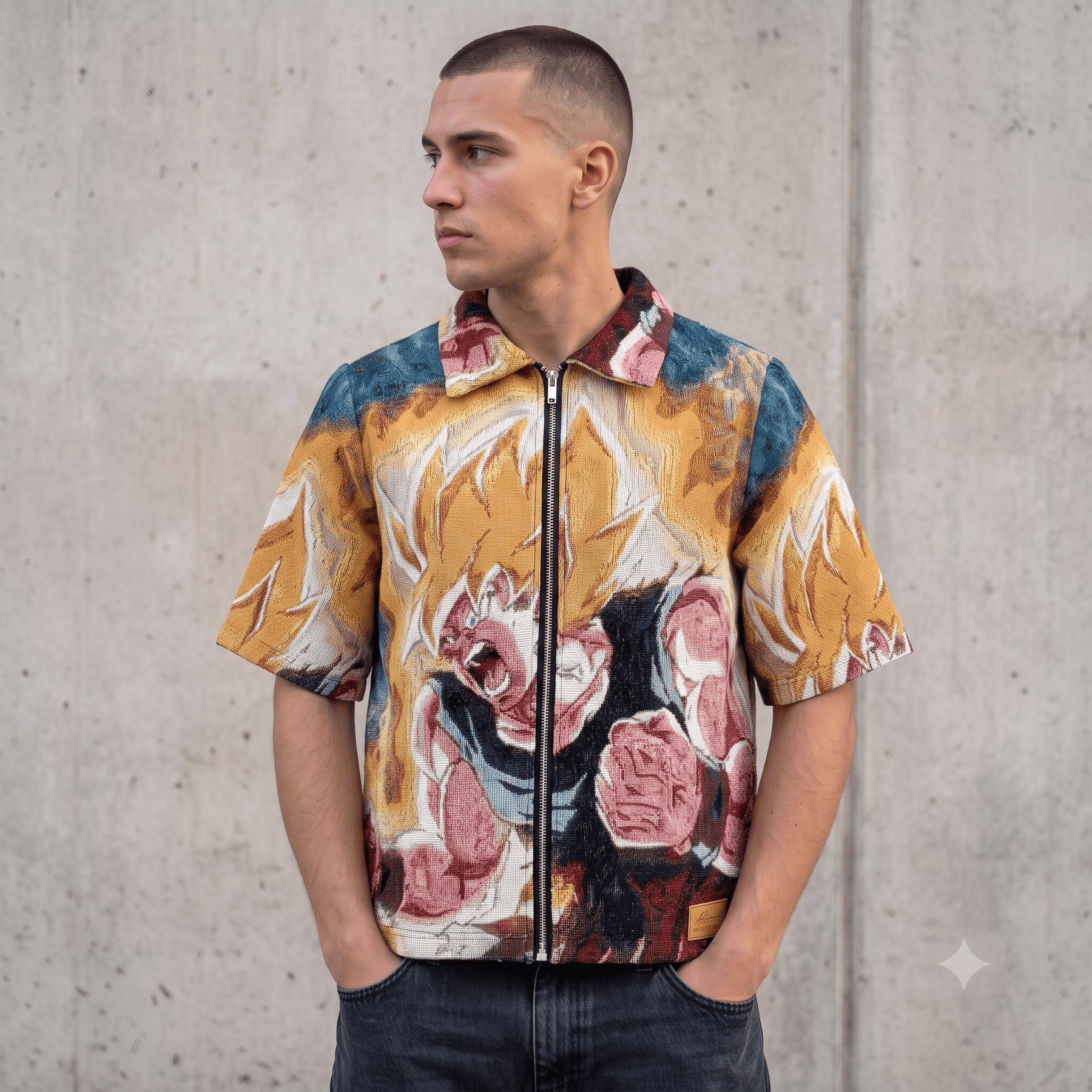 SAIYAN TAPESTRY TEE