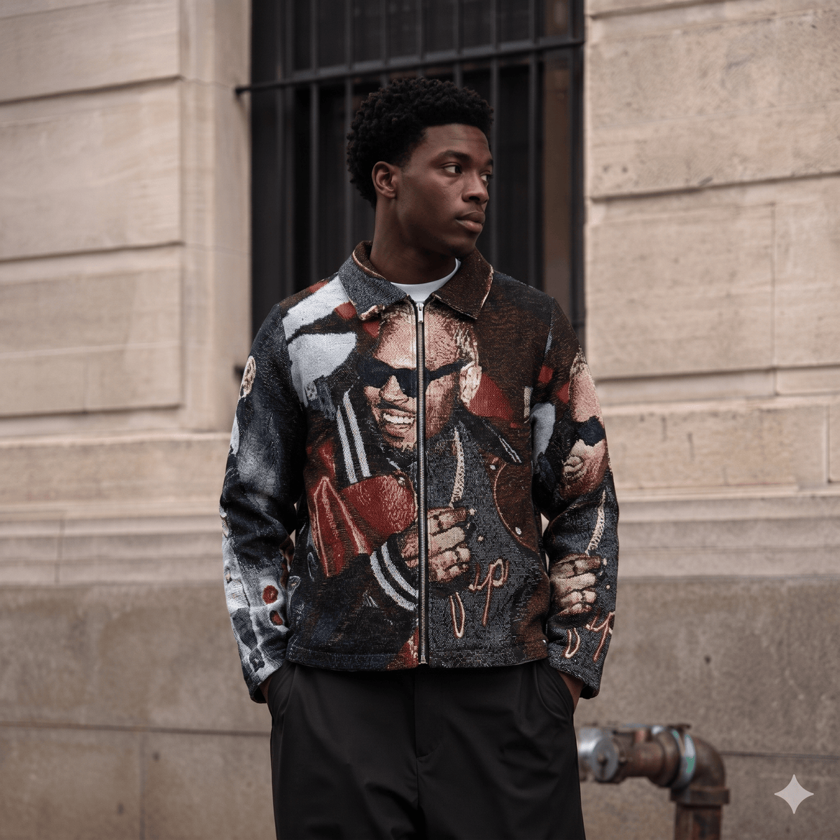 CHRIS BROWN TAPESTRY JACKET
