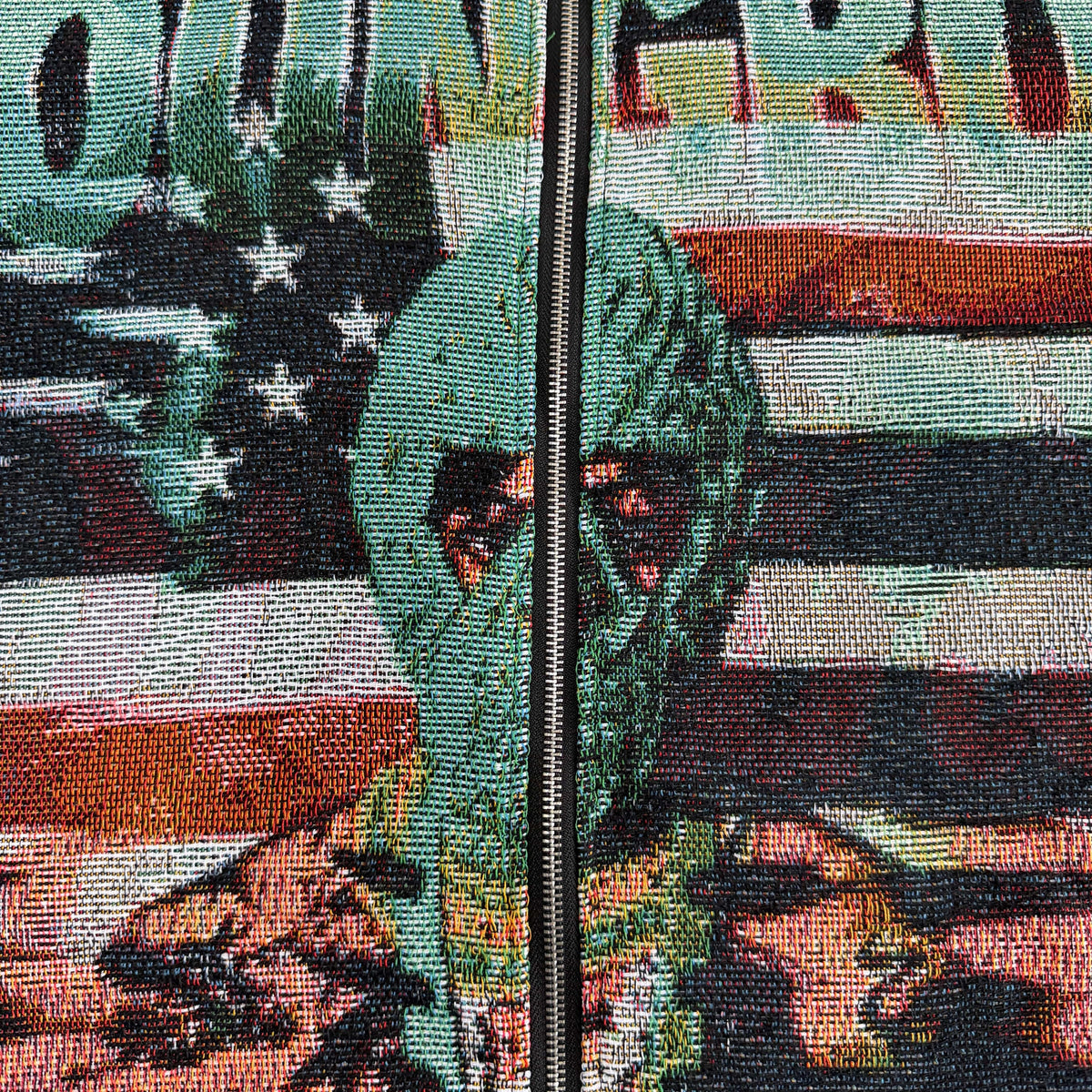 GREEN YOUNGBOY TAPESTRY JACKET