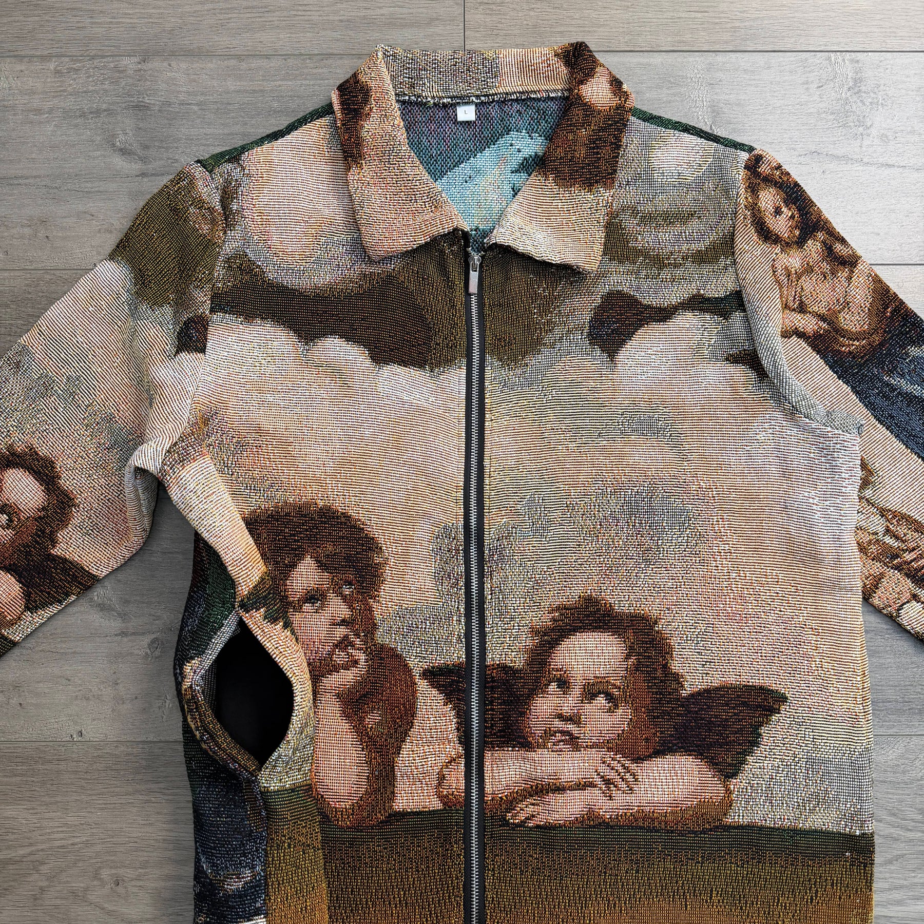 TWO ANGELS TAPESTRY TEE
