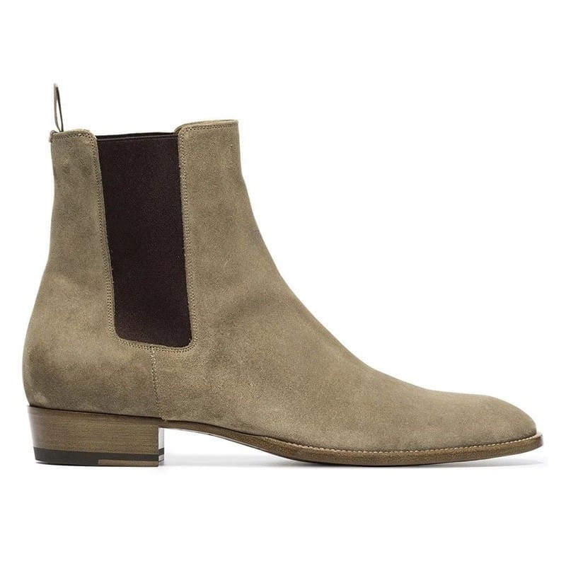 Men's Suede Chelsea Boots-60056