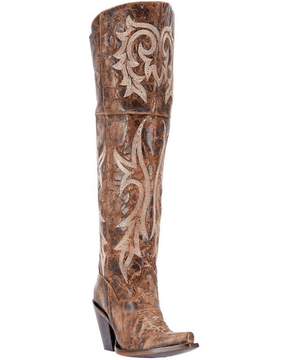 Women's Jilted Knee High Western Boots-60022