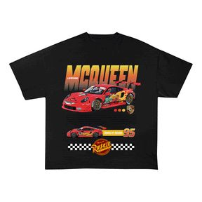 RDMCLOTHINGART tapestry hoodie 911 MCQUEEN HEAVY WEIGHT COTTON TEE-8838